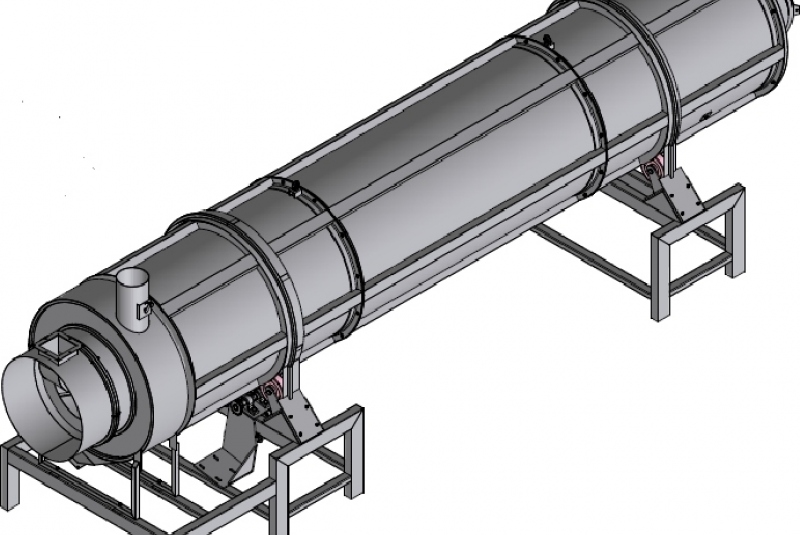 Výroba strojov a zariadení / 3. Rotačná sušička - foto Výroba strojov a zariadení / 3. Rotačná sušička - foto