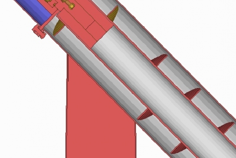 Výroba strojov a zariadení / 2. Závitovkový dopravník - foto Výroba strojov a zariadení / 2. Závitovkový dopravník - foto